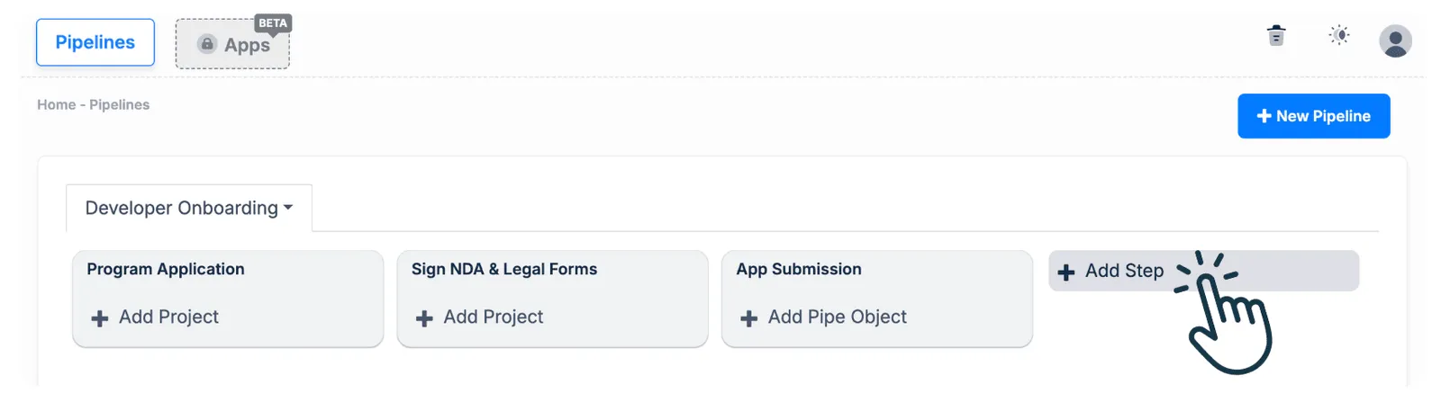 Developer Pipeline configuration