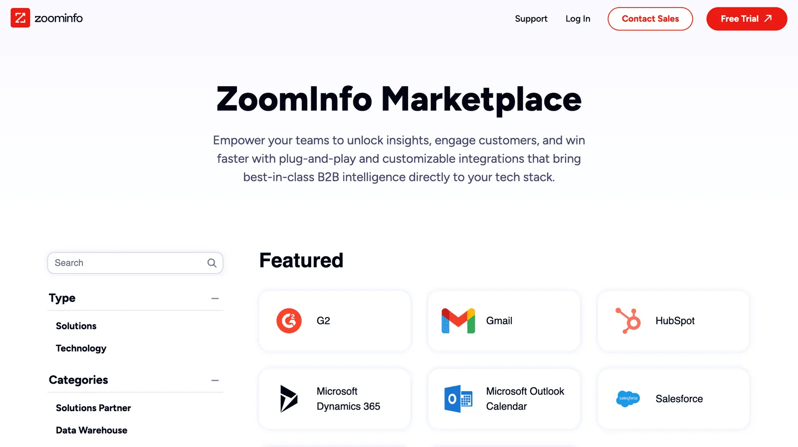 ZoomInfo Marketplace