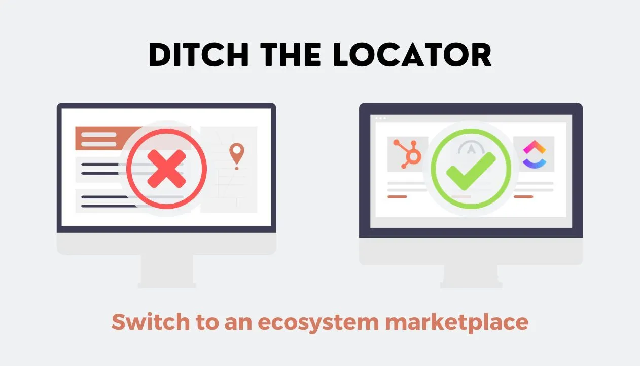 RIP: Why partner locators are dying: It’s the era of ecosystem marketplaces
